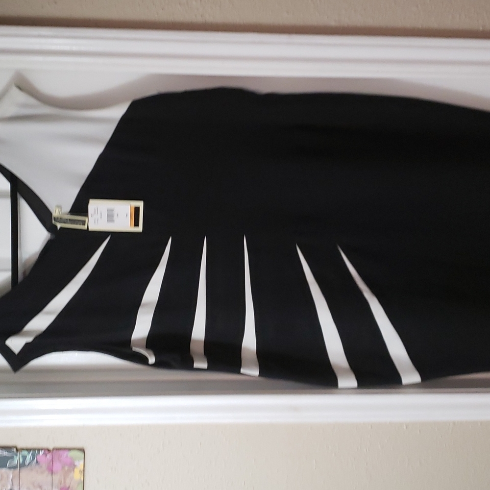Black and white dress